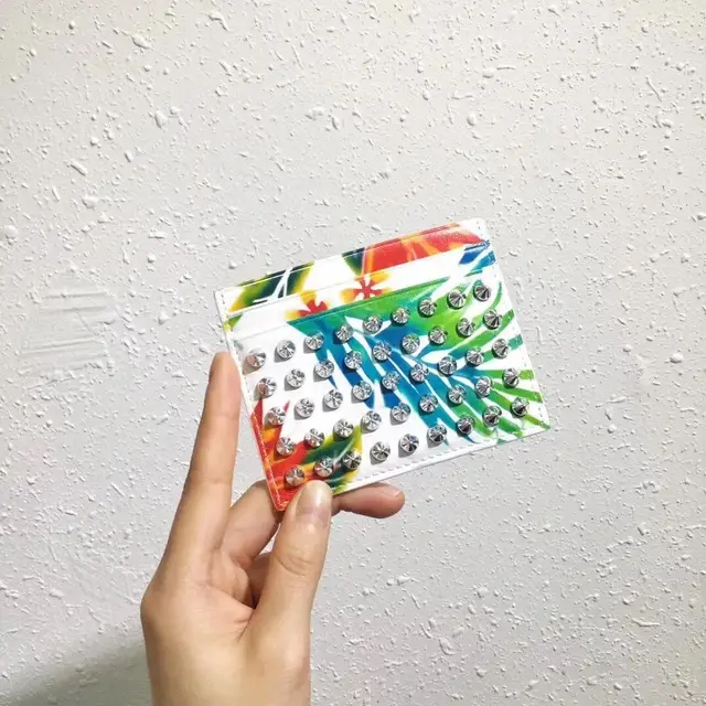 Fashion Slim Card Holder High Capacity Genuine Leather Men Women Simple Card Bag Business Bank Credit Card Holder Coin Purse white white