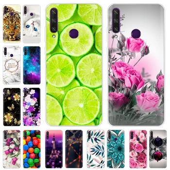 

6.3" For Huawei Y6P Case MED-LX9N Cover Silicone Bumper Soft TPU Back Cover Phone Case for Huawei Y6P MED-LX9N Y 6P 2020 Case