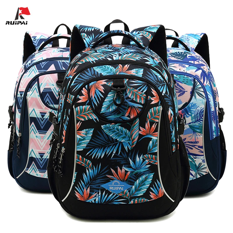 

New Scenery Printing Boy Girl Primary School Bag Kids Mochila Escolar Large Capacity Backpack Middle Student Children's Bookbag
