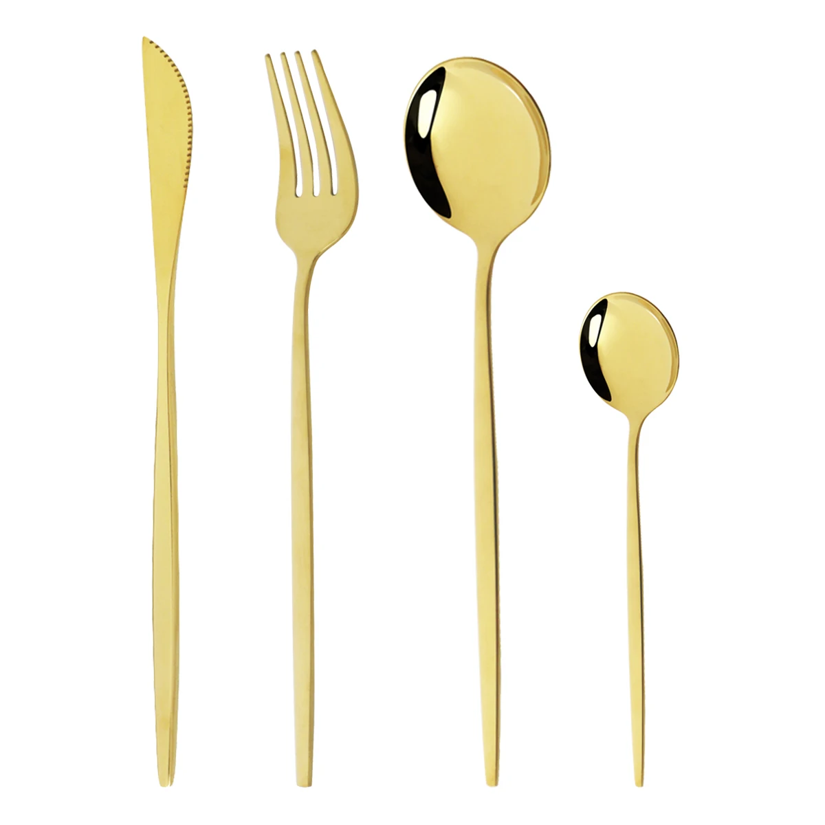 4Pcs Gold