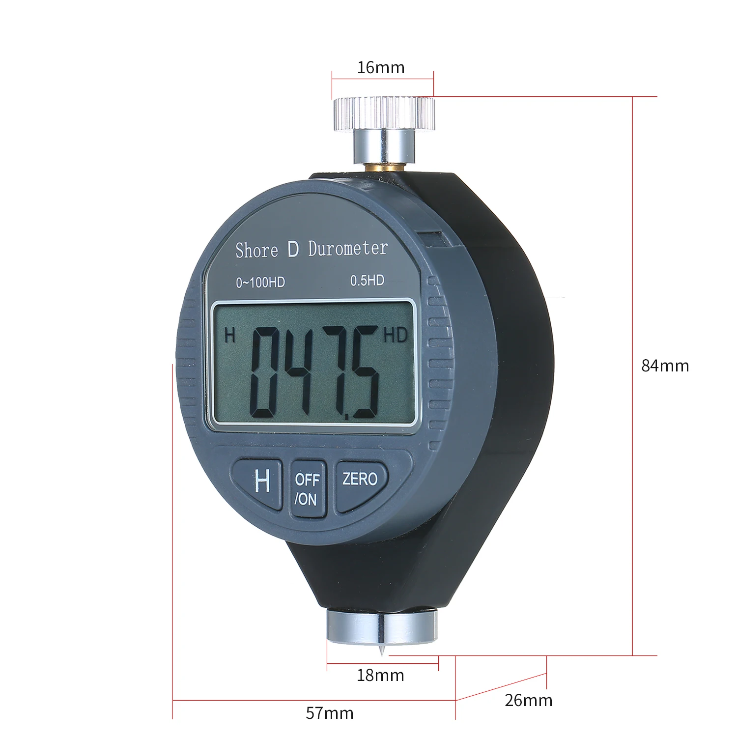 Цифровой Измеритель Твердости дюрометр 0-100HA Shore A lcd Измеритель Твердости Shore A для резины, пластика, кожи, многожирового воска