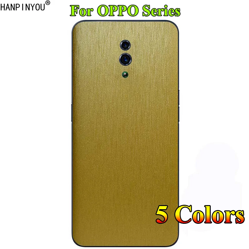 Для OPPO Find X2 Neo Lite Reno 10X Zoom 3 2 2z F 4 Pro задняя матовая металлическая наклейка защитная