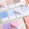 80sheets/pack Four Color Sticky Notes Index Memo Pad Bookmarks Cute Scheduler Paper Stickers Kids Stationery ► Photo 1/5