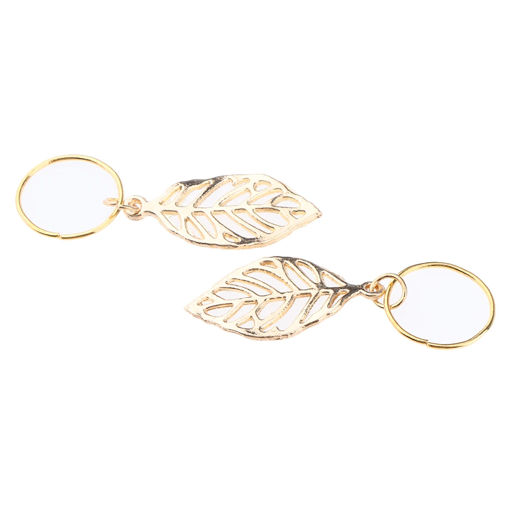 30x Hair Accessories  Pendant Metal Beads Hairdressing Beauty Salon
