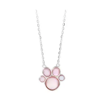 

New Product Cat Claw Necklace Female Simple Net Red Clavicle Chain Creative Small Animal Cat Sterling Silver Pendant