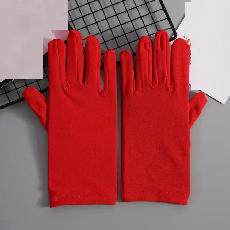 22 см сексуальные эластичные короткие перчатки для женщин женские свадебные