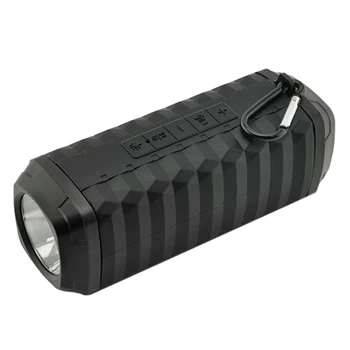 

Bluetooth 5.0 Wireless Speaker with 3600MAh Large Capacity Battery LED Flashlight Camping Lantern TF Card Speaker