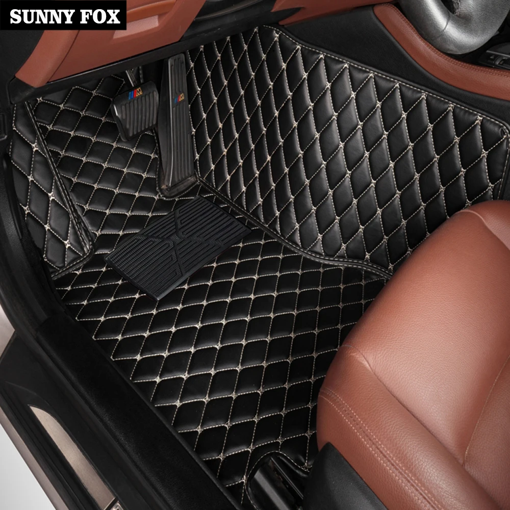 Sunny Fox автомобильные коврики для Volkswagen Beetle CC Eos Golf Jetta Passat Tiguan Touareg sharan 5D автомобильный коврик для укладки пола