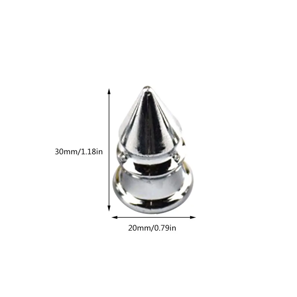4PCS/SET Auto Car Tire Stem Valve Caps Universal Cone Shaped Wheel Tyre Air Valve Stem Caps Dust Covers