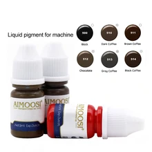 

5ml Sample 6 Colors Semi Permanent Makeup Microblading Pigment Eyebrow Eyeliner PMU Tattoo Ink