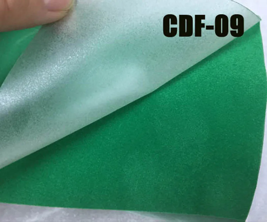 09 CDF-01 Черный Флокированный Теплообменный винил для одежды наивысшего качества, флоковая пленка pu Размер: 50*100 см/лот с бесплатной доставкой - Название цвета: 09