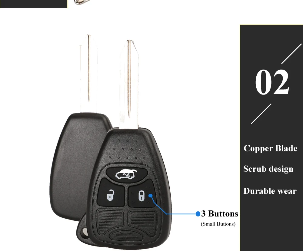 Chiave/Telecomando Per Jeep Veicolo Auto Liberty Wrangler Commander Compass Grand Cherokee Dodge Chrysler - 10x 315/433mhz Id46 Chip Jeep - Hf71d2ad80a0b4b0eb85311fb2d2520ecj