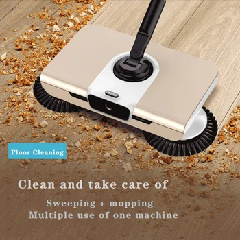 

Wonderlife Dry Wet Light and Thin Non-Electric House Cleaning Floor Cleaning Handheld Floor Sweeper Commercial Cleaning Machine