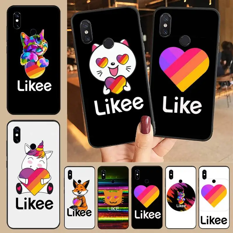 Модный чехол Likee cat bear love heart для телефона Xiaomi Redmi 4x5 plus 6A 7 7A 8 mi8 8lite 9 note 4 5 pro|Бамперы| |