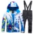 2019 Hot Sale Brand Boys/Girls Ski Suit Водонепроницаемые Брюки+Куртка Комплект Зимних Видов Спорта Утолщенная Одежда Детские Лыжные Костюмы -30