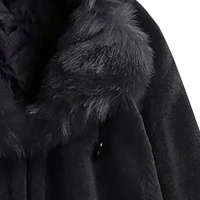 Куртка Manteau Femme, зимнее хлопковое Стеганое пальто, женская верхняя одежда с меховым воротником, плюс бархатные толстые куртки с длинным рукавом, парки, пальто
