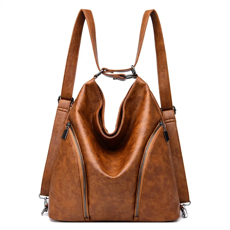Высокая мода натуральная сумка женские кожаные сумки для женщин сумки через плечо многофункциональная большая емкость сумка на молнии