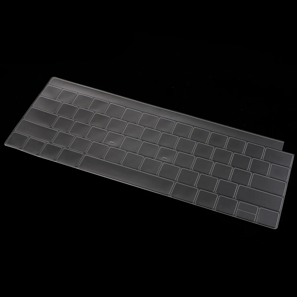 Thin Clear TPU Keyboard Cover Skin Touch Bar Protector For font b Apple b font font