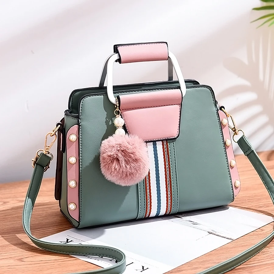  LAN LOU New shoulder bag women bag handbag luxury handbags women bags designer High-grade Scrub lea - 4000061592301