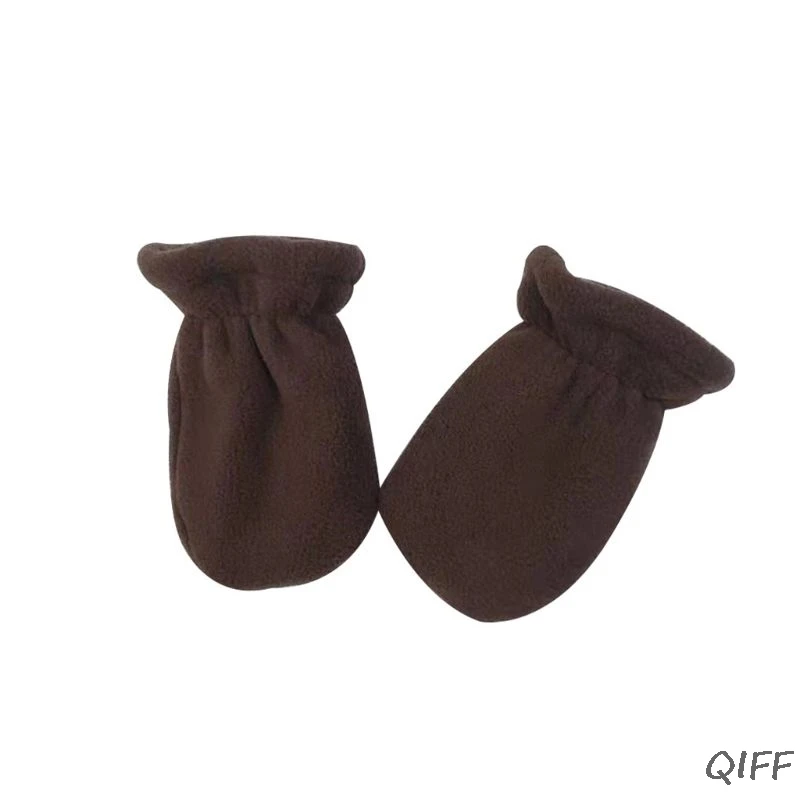 CF Size S 1 пара, модные детские флисовые перчатки, Новые осенне-зимние теплые лыжные варежки для малышей - Цвет: CF Size S
