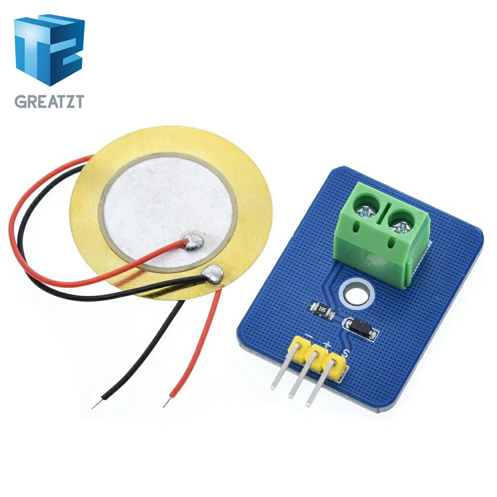 

DIY KIT 3.3V/5V Ceramic Piezo Vibration Sensor Module Analog Controller Electronic Components Supplies Sensor for Arduino UNO R3