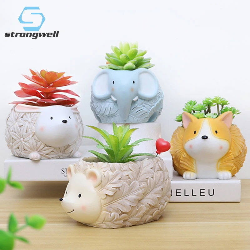 Strongwell Creative Animal Succulent Flower Pot Handicrafts Flower