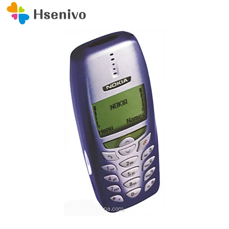 3350 Оригинальный разблокированный мобильный телефон Nokia 3350 2,0 дюймов 2G с Bluetooth мобильный телефон Бесплатная доставка