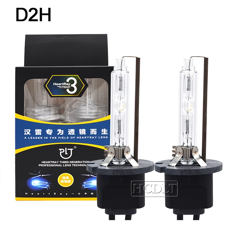 HIDLT 100% оригинальные HID лампы Heartray 35 Вт 4500 к 5500 ксенон H1 H3 H11 9005 9006 D2H H7 6500
