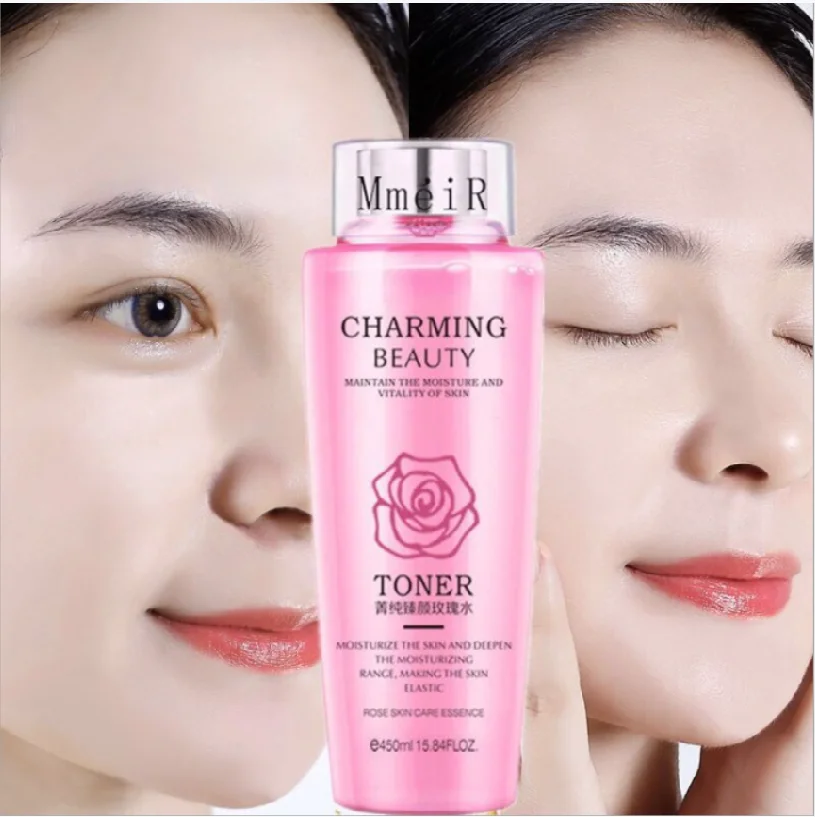 Rose Facial Toner Moisturizing Hydration Anti-Aging Oil Control Shrink Pores Makeup Water Face Toner 450ml Skin Care Products