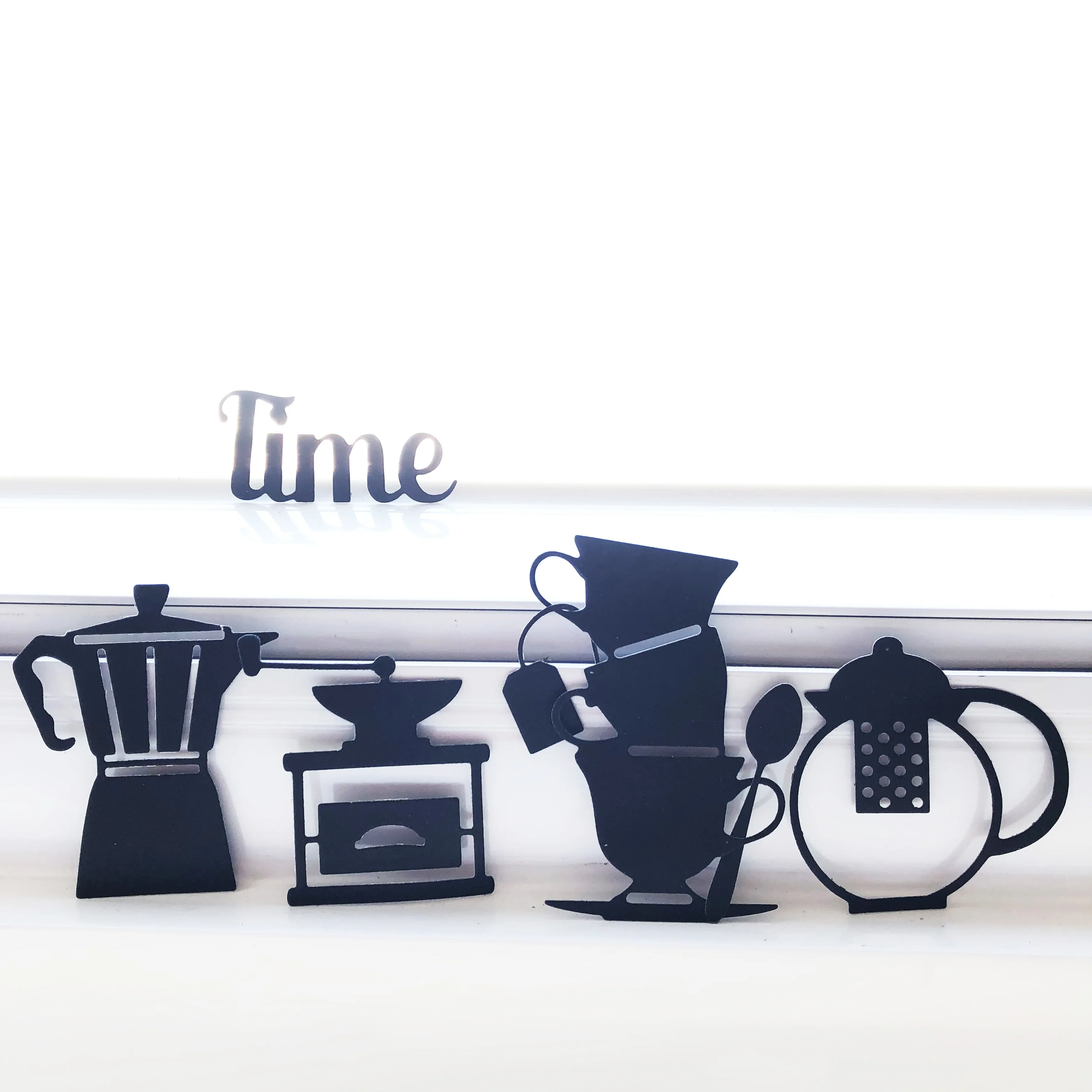 Новинка бесплатная доставка набор для кофе и чая металлические режущие штампы