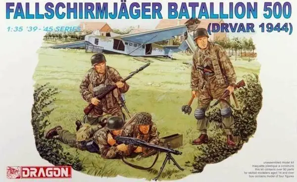 

Dragon models 6145 1:35 Fallschirmjager Batallion 500 Drvar 1944 German Soldiers