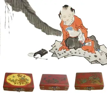 

Vintage Chinese Wooden Abacus Bead With Box Arithmetic Abacus 9 Rows Calculator Counting Tool Children Arithmetic Learning Tool