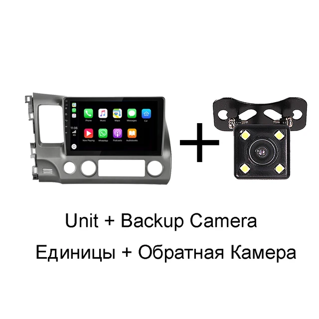 maxca 10 inch wireless carplay android auto radio for honda civic multimedia video player car radios aliexpress aliexpress