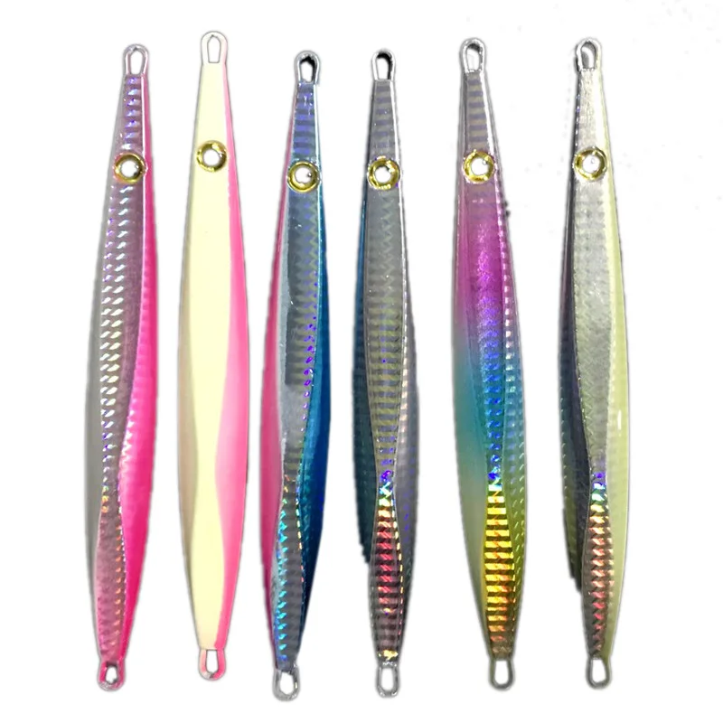 

6Pcs/Lot 16.5cm160Gknife Jigging Metal Spoon High Quality VIB Artificial Bait Boat Fishing Lures Lead Fish