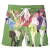CLOOCL Men Shorts Anime Quintuplets Quintessential 3D Print Sports Shorts Fashion Casual Summer Beach Shorts Drop Shipping 4
