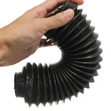 Черные резиновые гетры с передней вилкой, 2 шт., подходят для CQR 245x58x39 мм, матовая пленка, Мотоциклетные аксессуары, запчасти