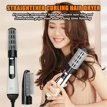 

Iron Straightener Comb Hair-Curler Electric Beard Straightening Hair-Brush for Hot Comb Wet and Dry Hair Use