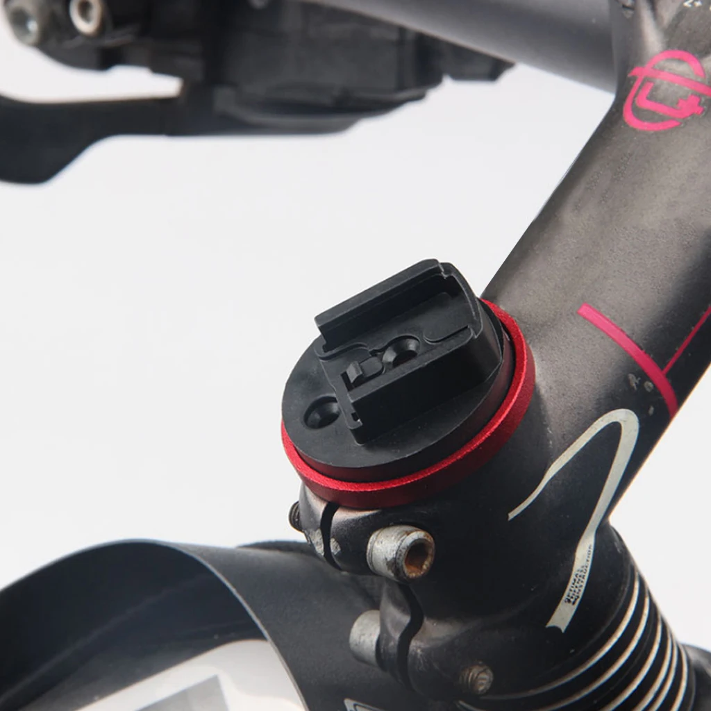 Aluminium Alloy Bicycle Stem Top Cap Computer GPS Stopwatch Mount Holder for Garmin