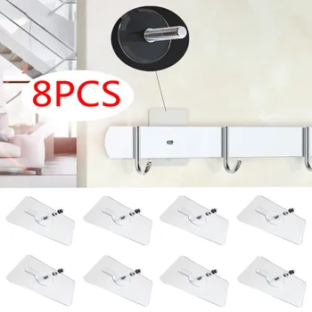 

Nail Free Wall Hook Screw Adhesive Non-Trace No Drilling for Bathroom Kitchen Solid, reliable, waterproof and oil-proof