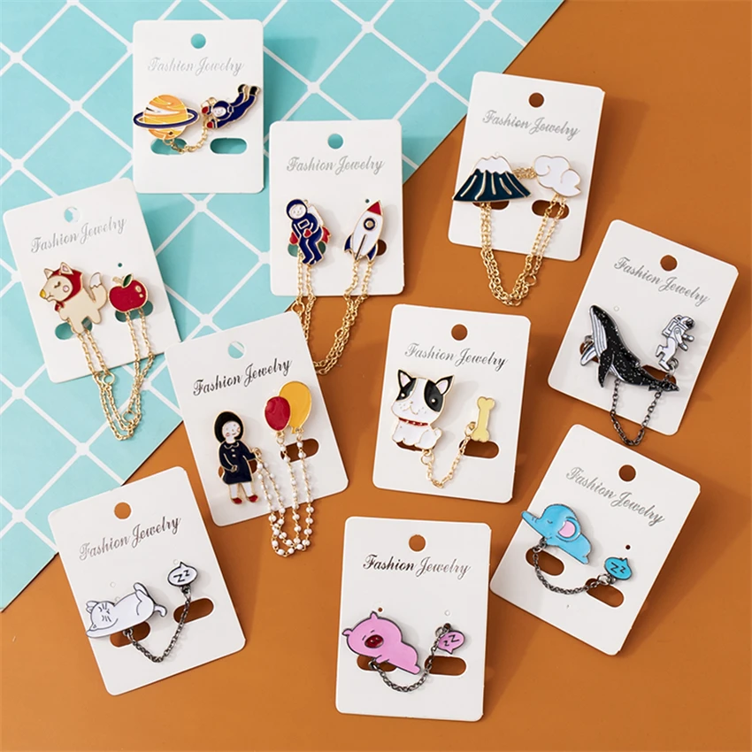 Японская и южнокорейская астронавт мультяшная эмблема Милая Космос КИТ женская