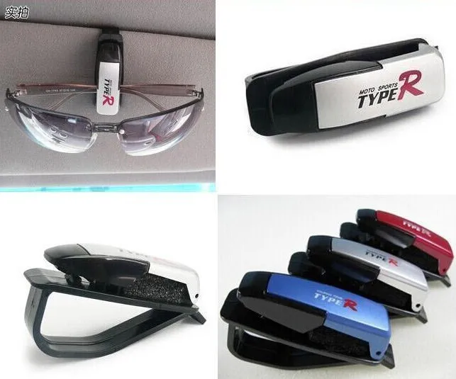 

Car yan jing jia \ Car Mounted Glasses Ticket Clips \ Multi-functional Car Eyeglasses Fixing Device Glasses Car Double Clip