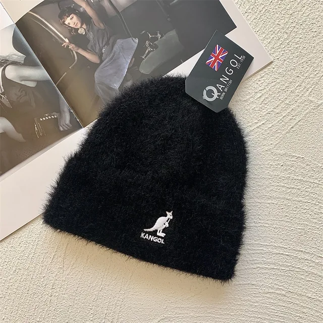 Kangol Mink Fleece Knitted Hat Winter 