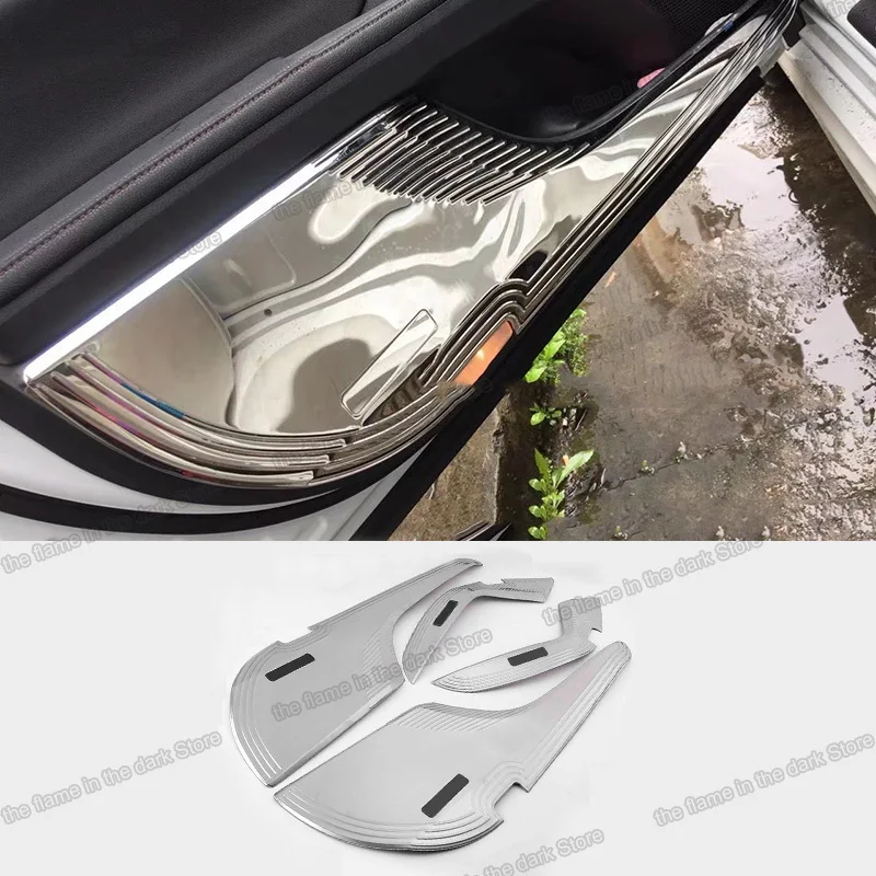 Lsrtw2017 двери автомобиля анти удар Панель Планки для toyota camry 2019 2020 2018 70 v70 xv70 trd