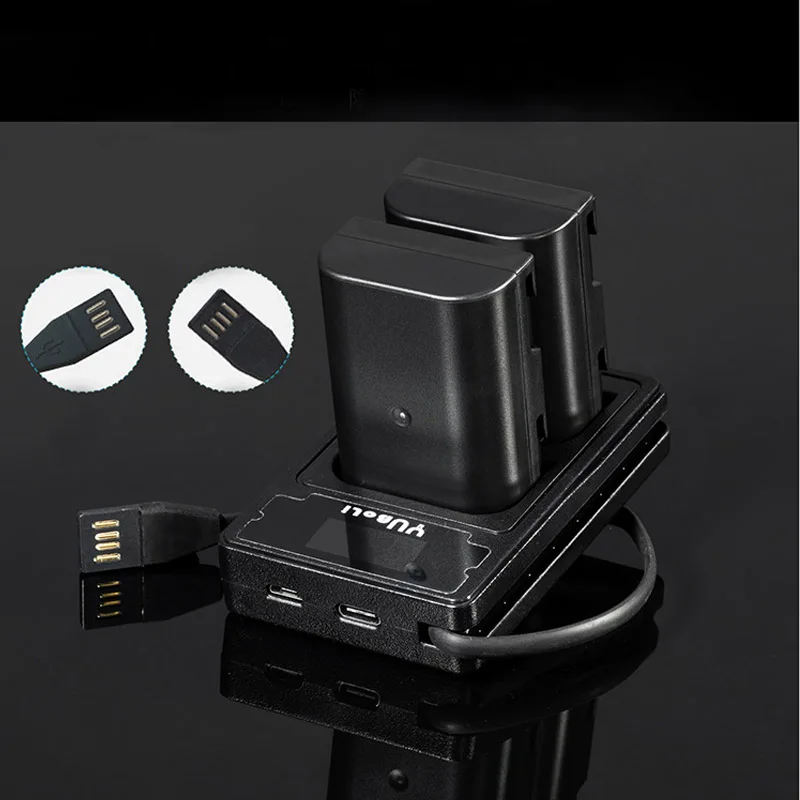 5 штук в наборе USB Порты и разъёмы цифровой Камера Батарея Зарядное устройство для Canon LP-E10 LP-E17 LP-E12 LP-E5 LP-E6 LP-E8