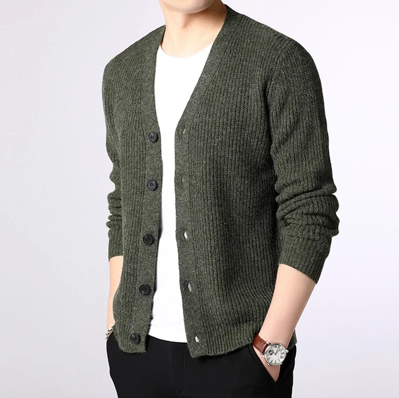 Мужской свитер, куртка, кардиган, Мужской пуловер, Рождественский мужской свитер из мериносовой шерсти, ангора, джемпер, Laamei, мужские свитера, KK2955