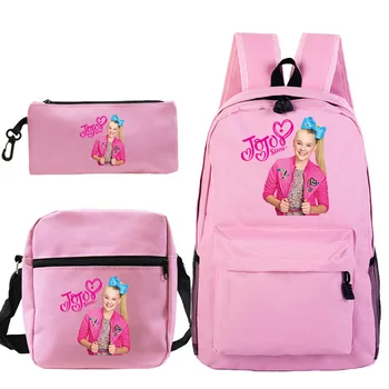 

Cute Jojo Siwa Casual Backpack Students Daily Rucksack Fashion New Bags for Teens Beautiful Men Women Travel Knapsac