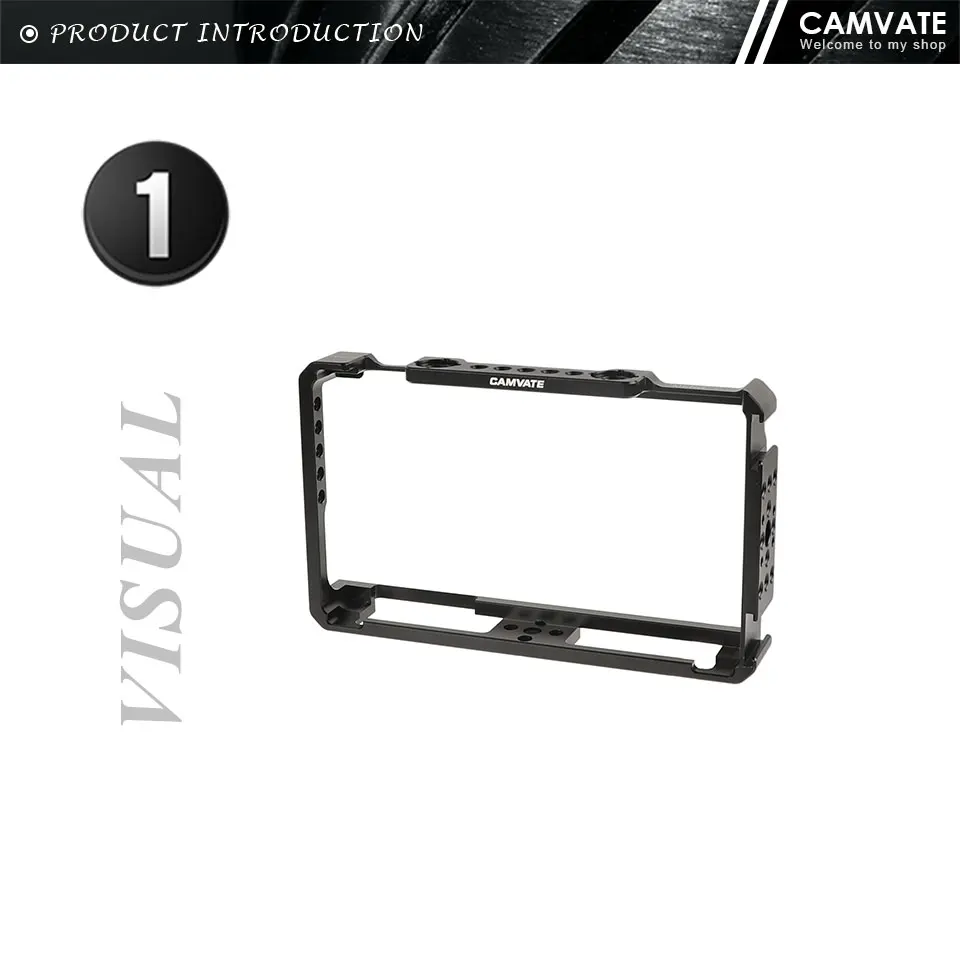 Director's Monitor Cage Bracket With Shoe Mount & ARRI Locating Pins Exclusively
