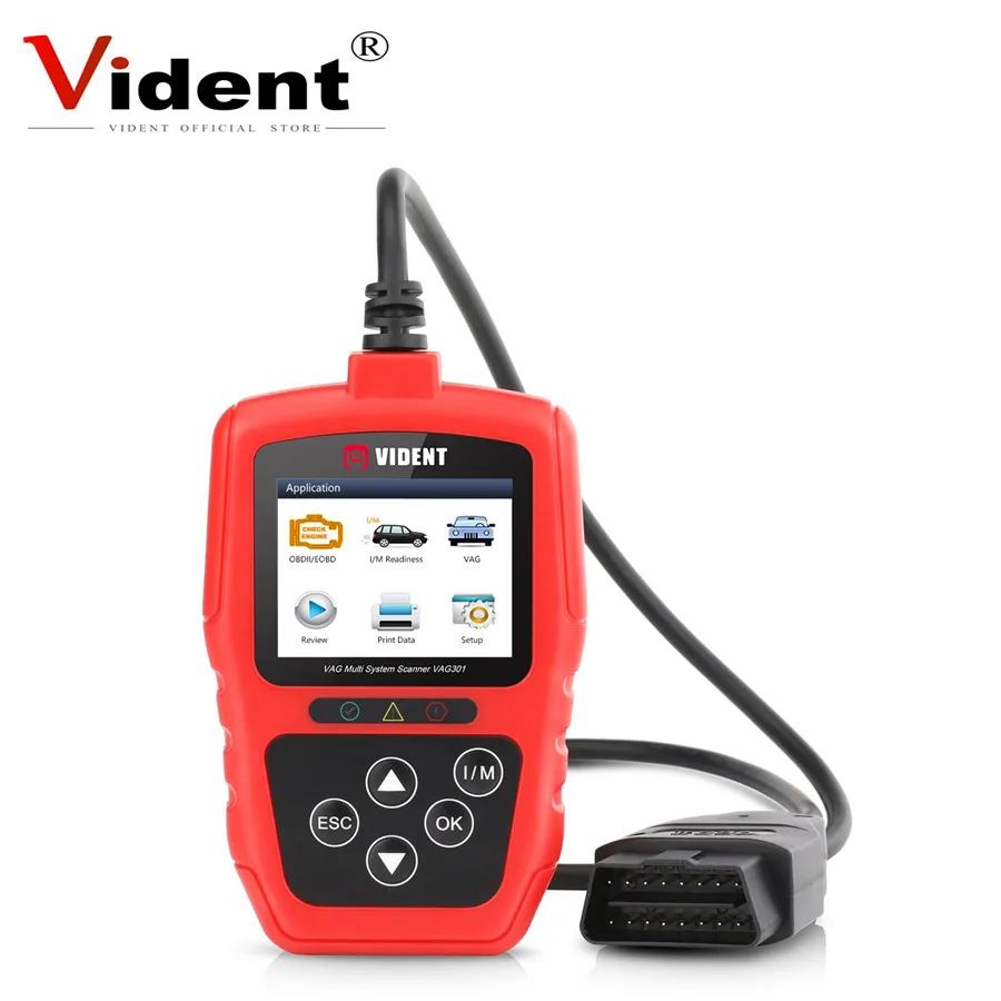 Vident для V-A-G V301 полная система OBD2 сканер для V-W/Audi/Skoda/Seat автомобильный диагностический инструмент с SAS EPB DPF Сброс масла батареи