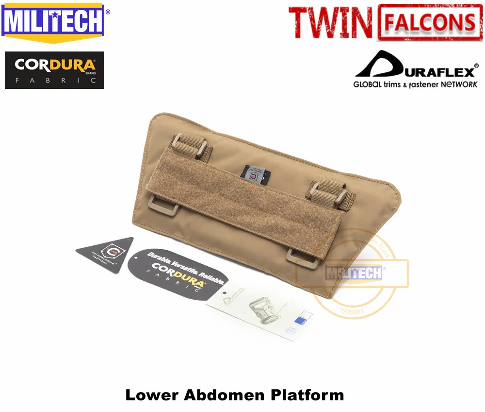 MILITECH TWINFALCONS TW 500D Delustered Cordura Molle Crye CP Нижняя Брюшная платформа тактическая подбрюшная Molle Базовая вешалка