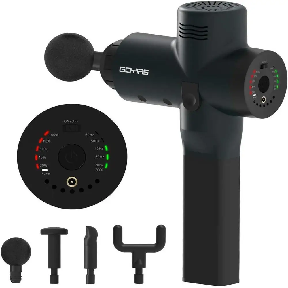 

Goyirs Massage Gun | Cordless Percussive Muscle Gun Handheld Massager Delivers Therapeutic,for Muscle Ache, Pain, Tension